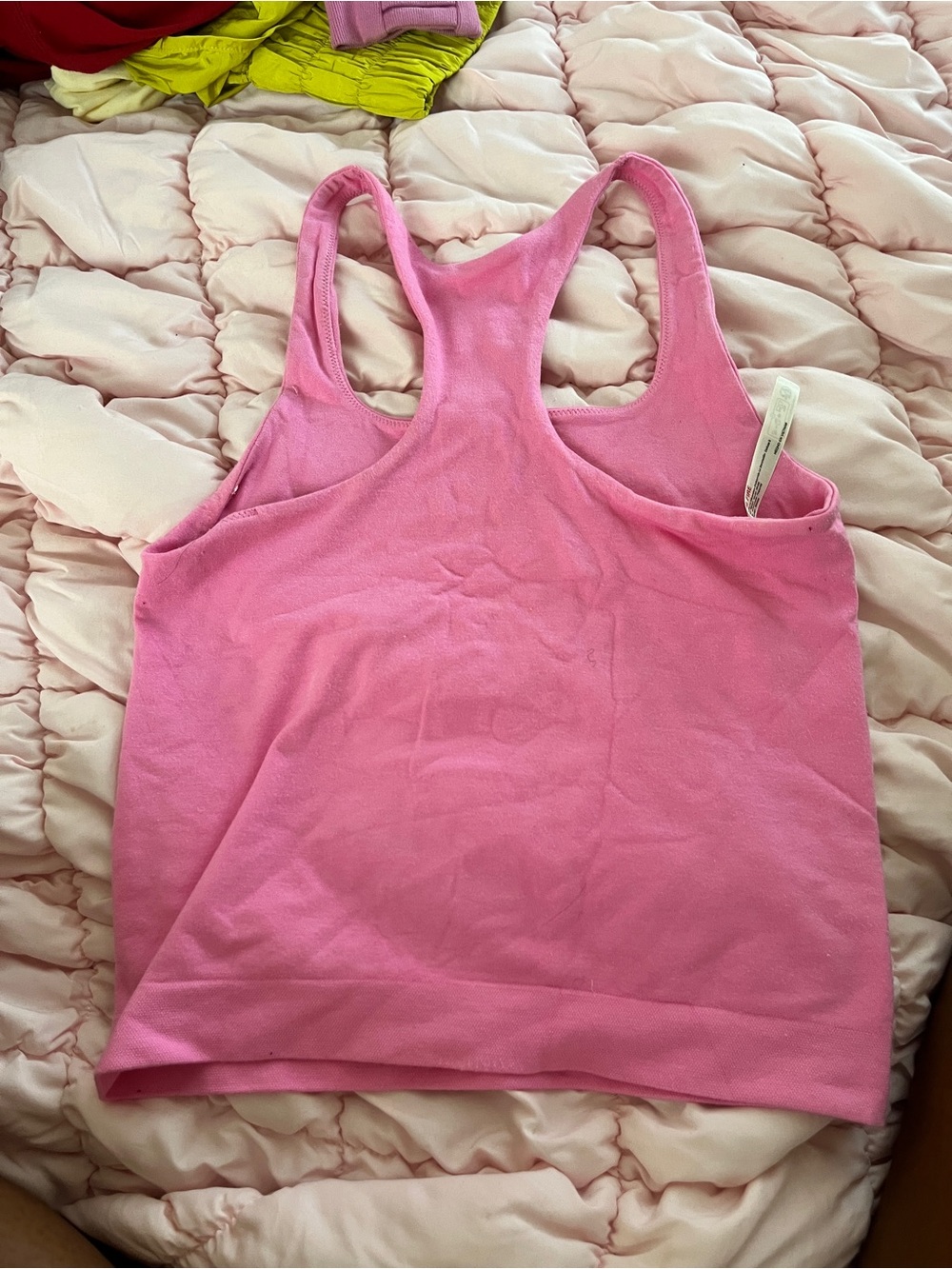 Free People Pink Racerback Tank - Picture 3 of 3